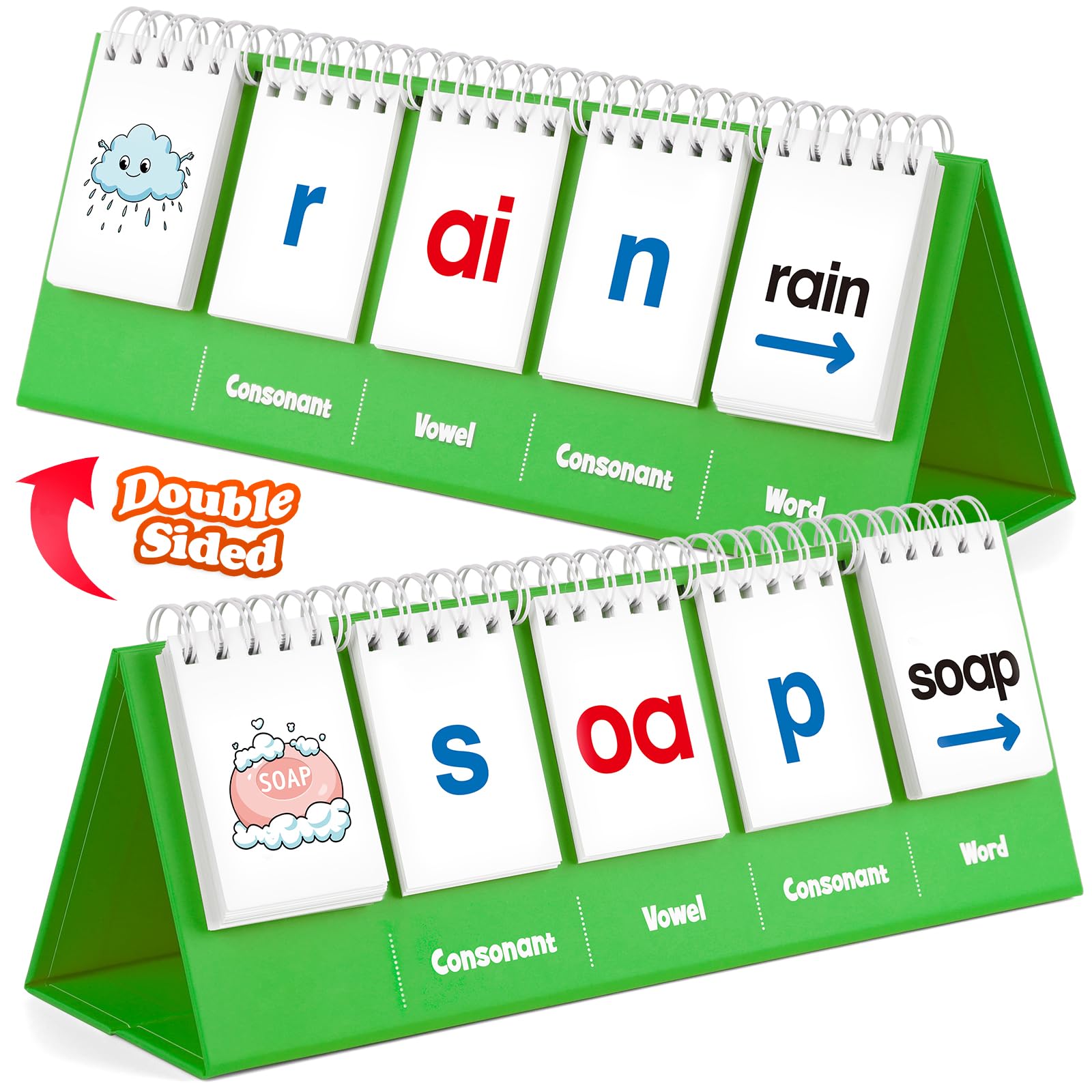 Amazon.com: Aizweb CVVC Word Games,Phonics Games Flash Card for